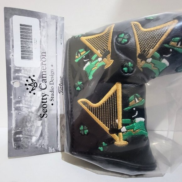 SCOTTY CAMERON 2024 ST PATRICK’S DAY HEADCOVER DUELING HARPS NWT - Picture 5 of 8